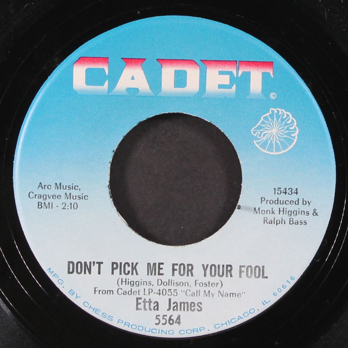 don't pick me for your fool / it must be your love by ETTA JAMES