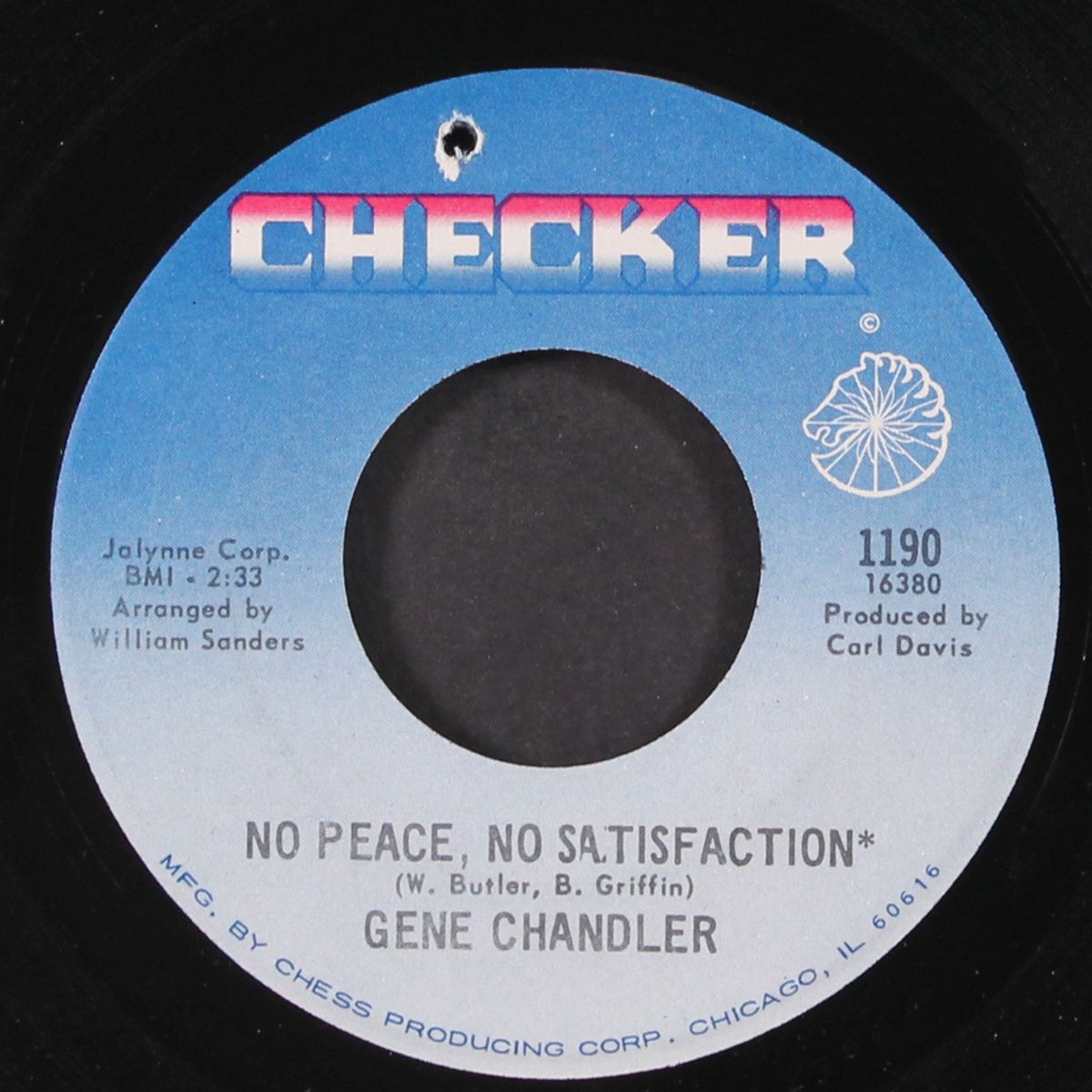 i won't need you / no peace, no satisfaction by GENE CHANDLER