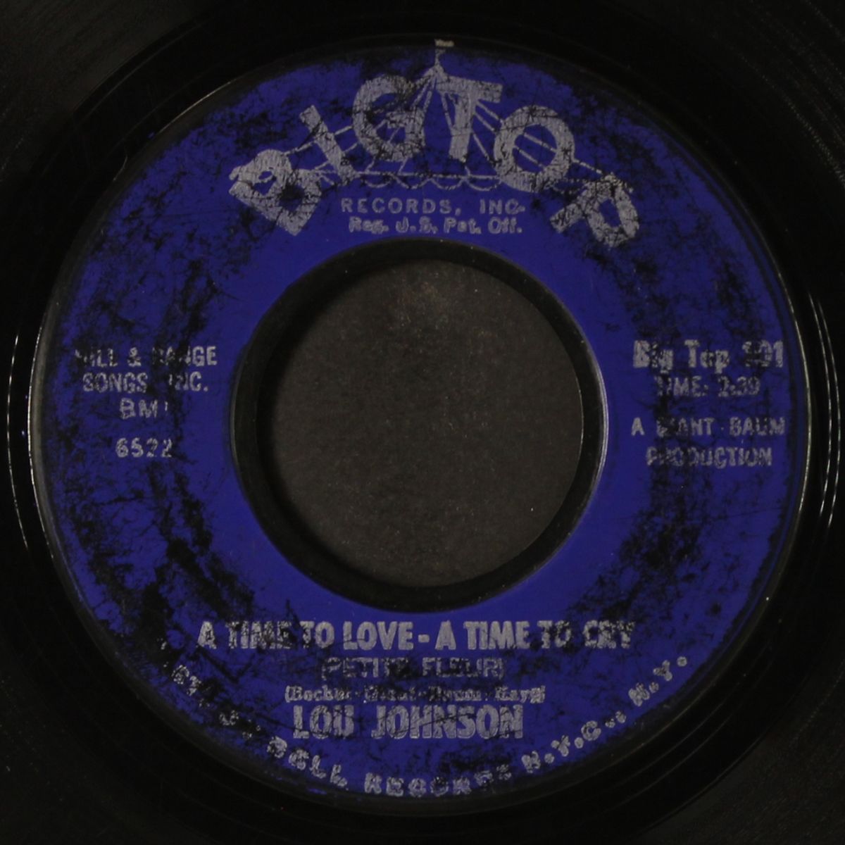 unsatisfied / a time to love - a time to cry by LOU JOHNSON