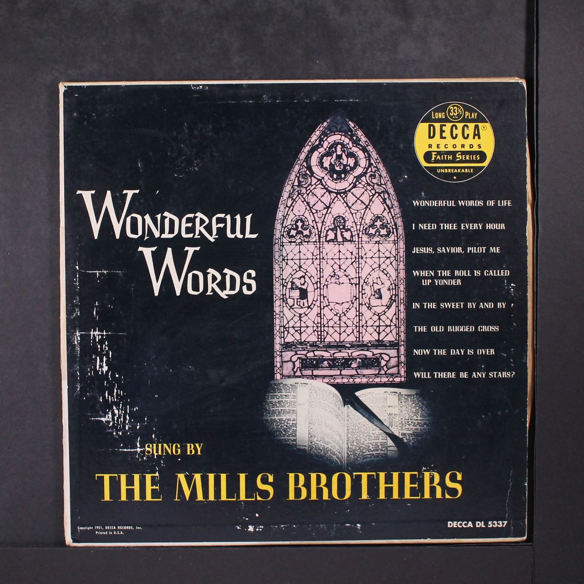 wonderful words by MILLS BROTHERS