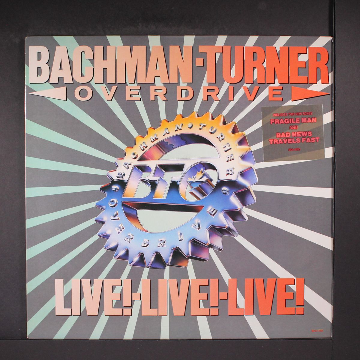 live! live! live! by BACHMAN-TURNER OVERDRIVE