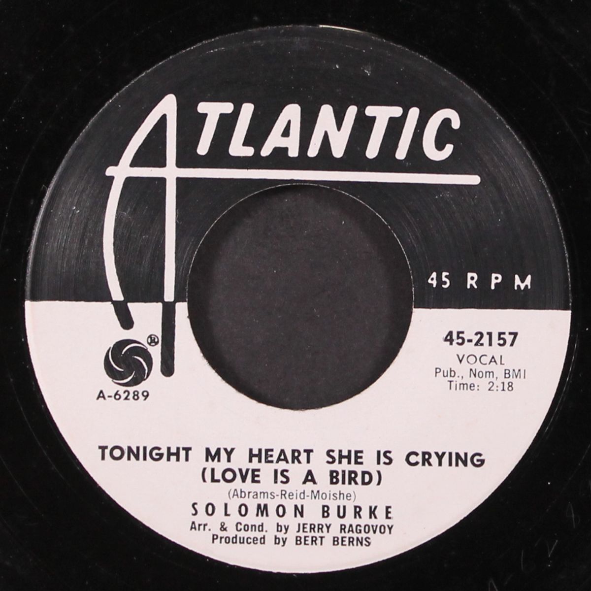 i really don't want to know / tonight my heart she is crying by SOLOMON BURKE