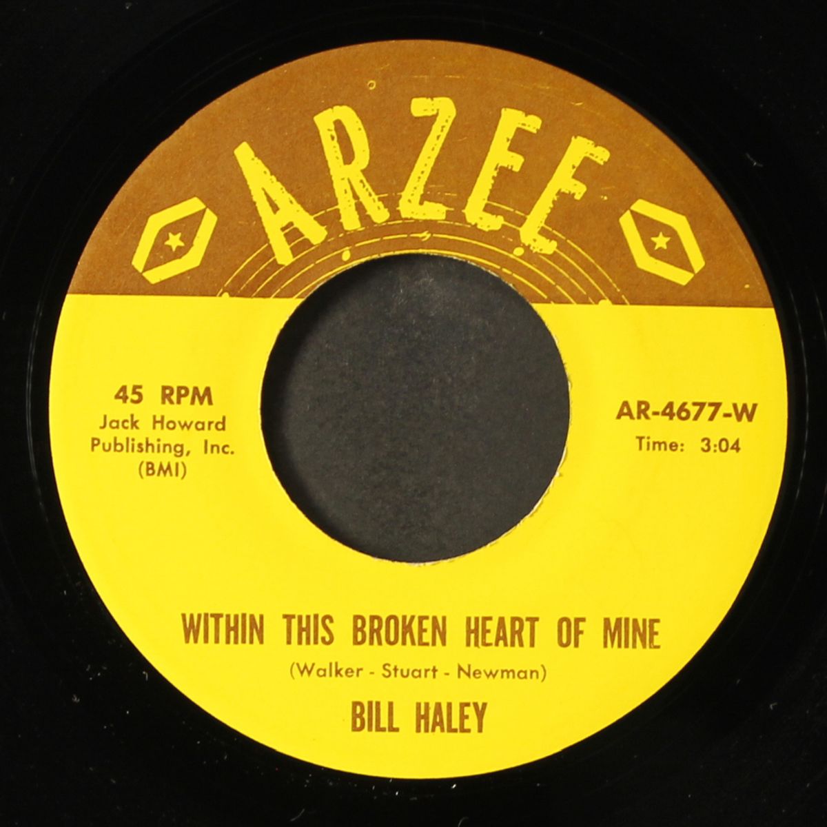 yodel your blues away / within this broken heart of mine by BILL HALEY