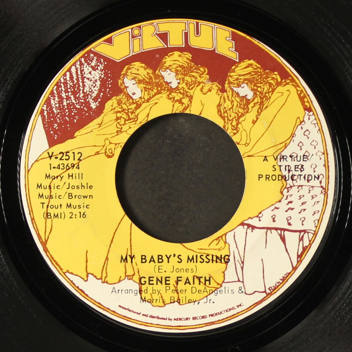 family man / my baby's missing by GENE FAITH