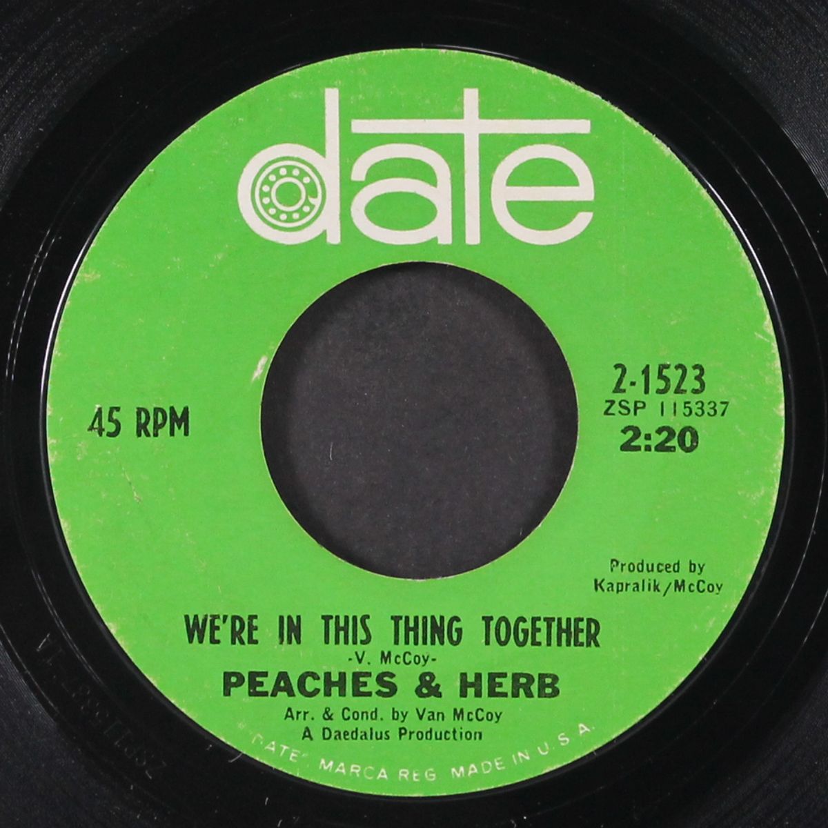 let's fall in love / we're in this thing together by PEACHES & HERB