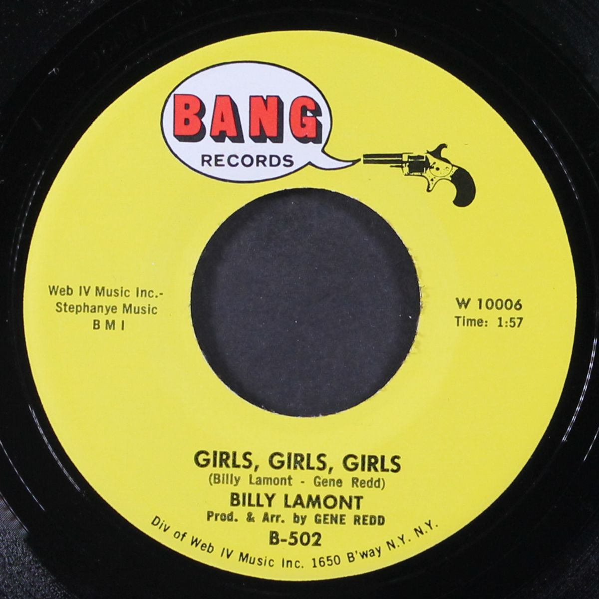 shake and jerk / girls, girls, girls by BILLY LAMONT