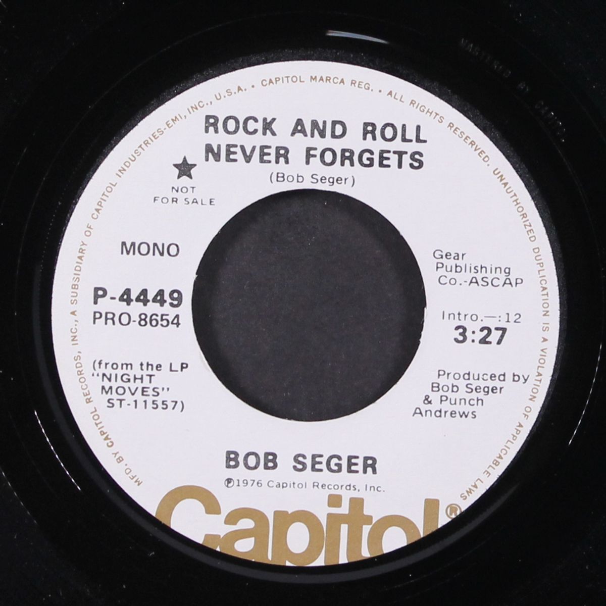 rock and roll never forgets / mono by BOB SEGER & SILVER BULLET BAND