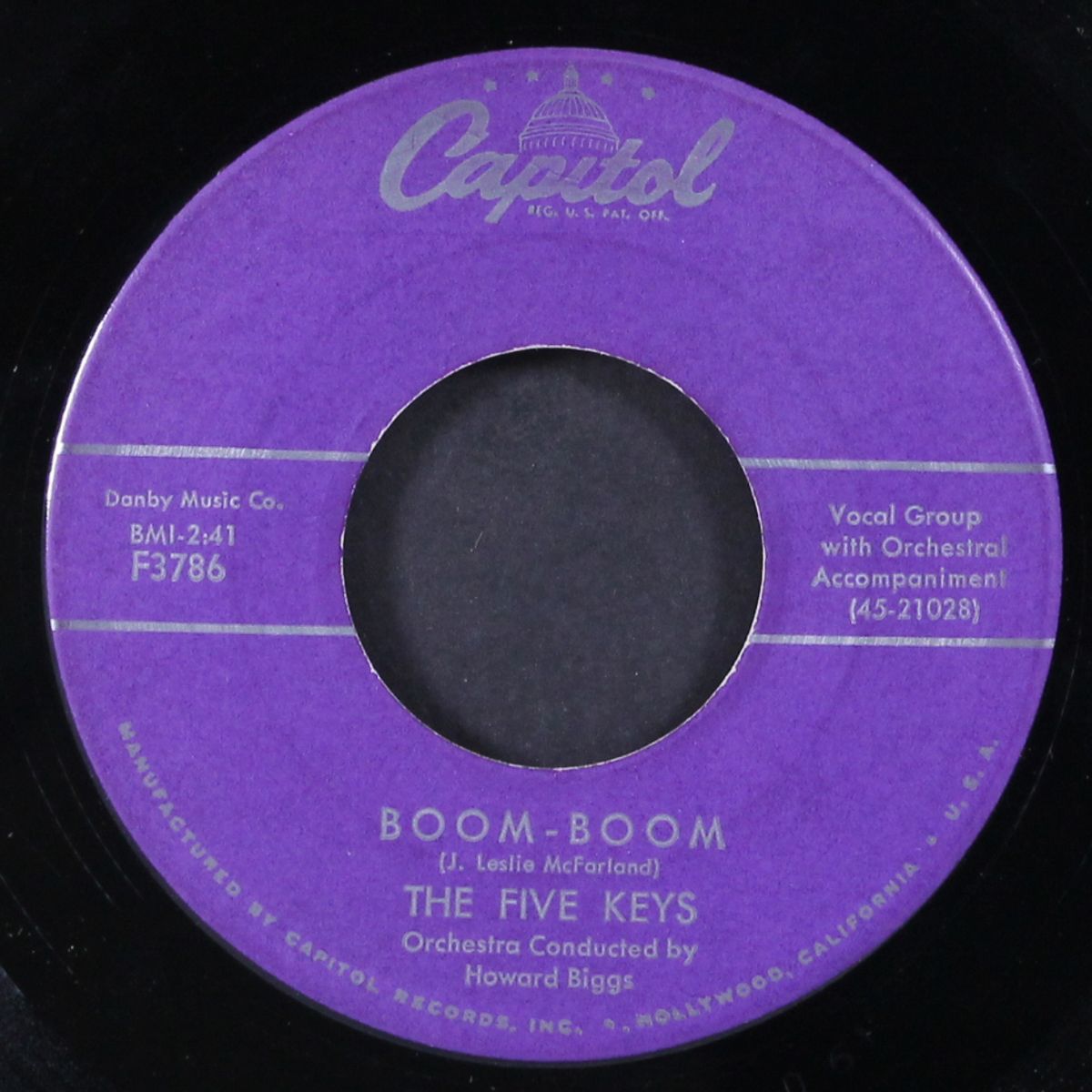 the face of an angel / boom boom by FIVE KEYS