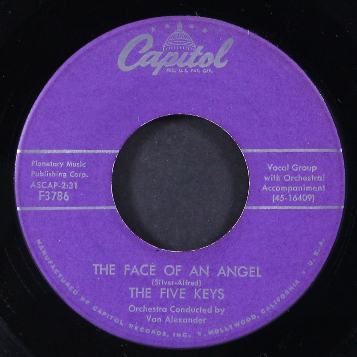 the face of an angel / boom boom by FIVE KEYS