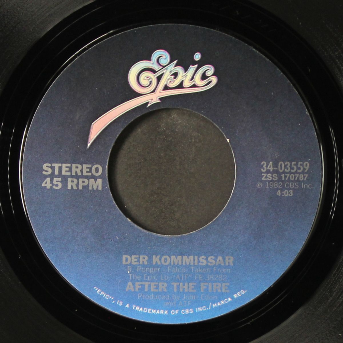 der kommissar / dancing in the shadows by AFTER THE FIRE