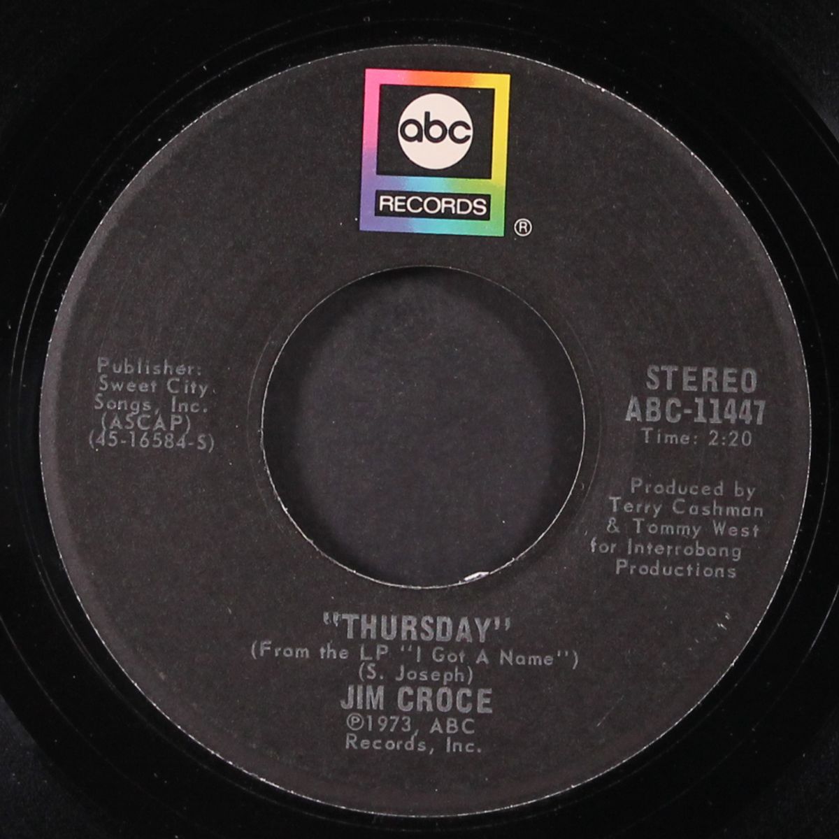 workin' at the car wash blues / thursday by JIM CROCE