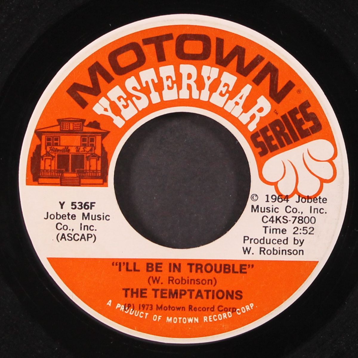 i'll be in trouble / the girl's alright with me by TEMPTATIONS