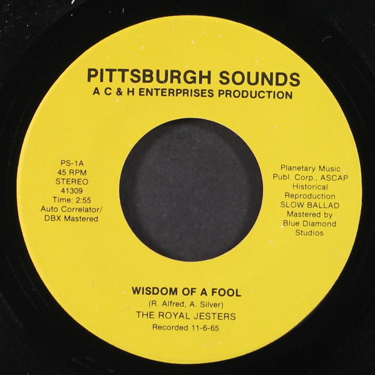 wisdom of a fool / pinball by ROYAL JESTERS / LUCKY LEGIONAIRES