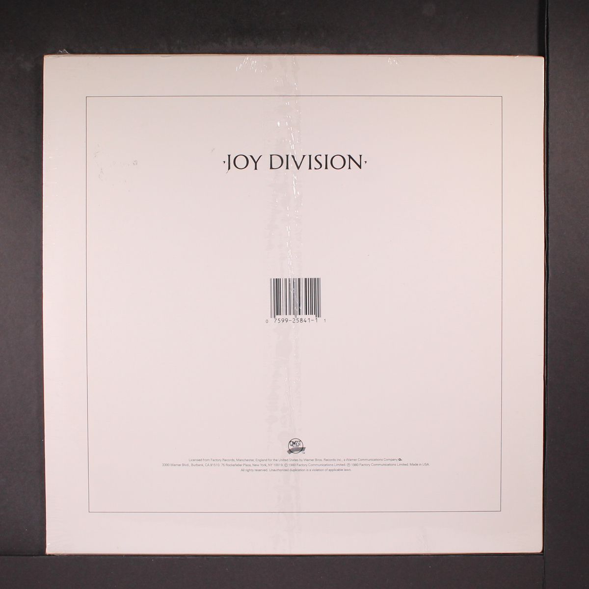 closer by JOY DIVISION