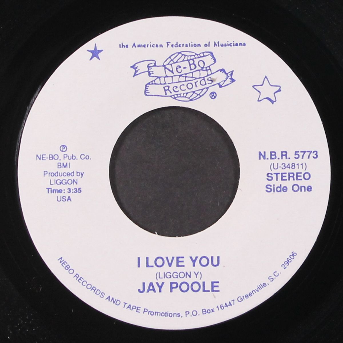 i love you / funky music by JAY POOLE