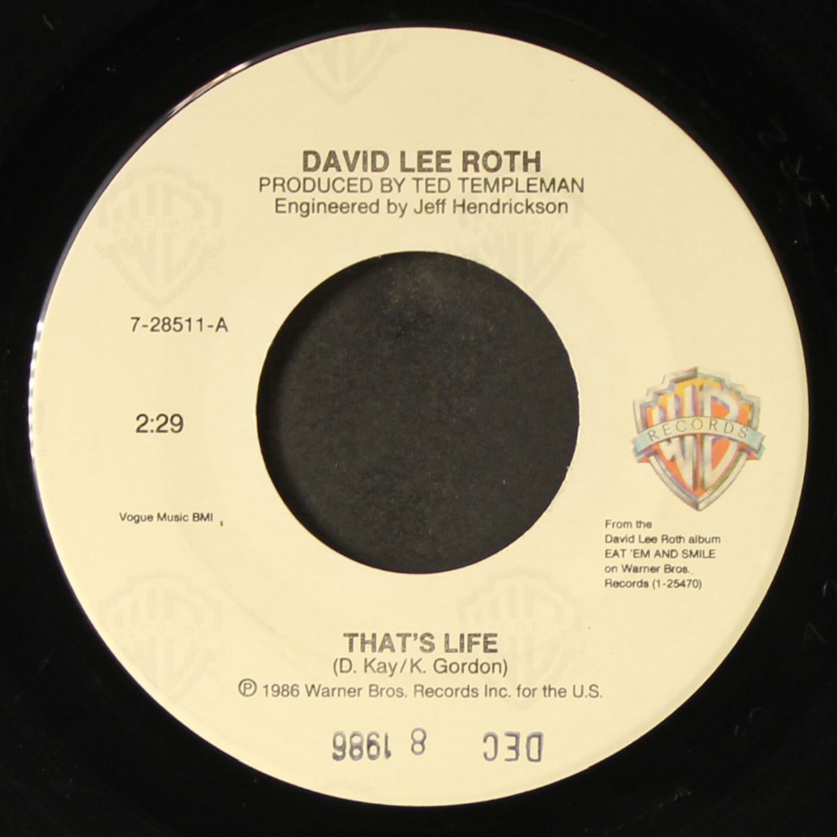 that's life by DAVID LEE ROTH