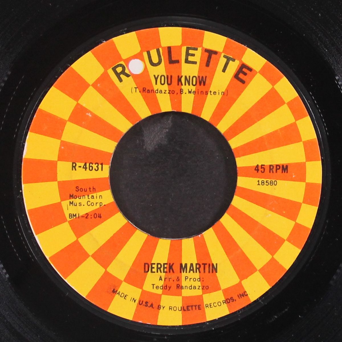 you better go / you know by DEREK MARTIN