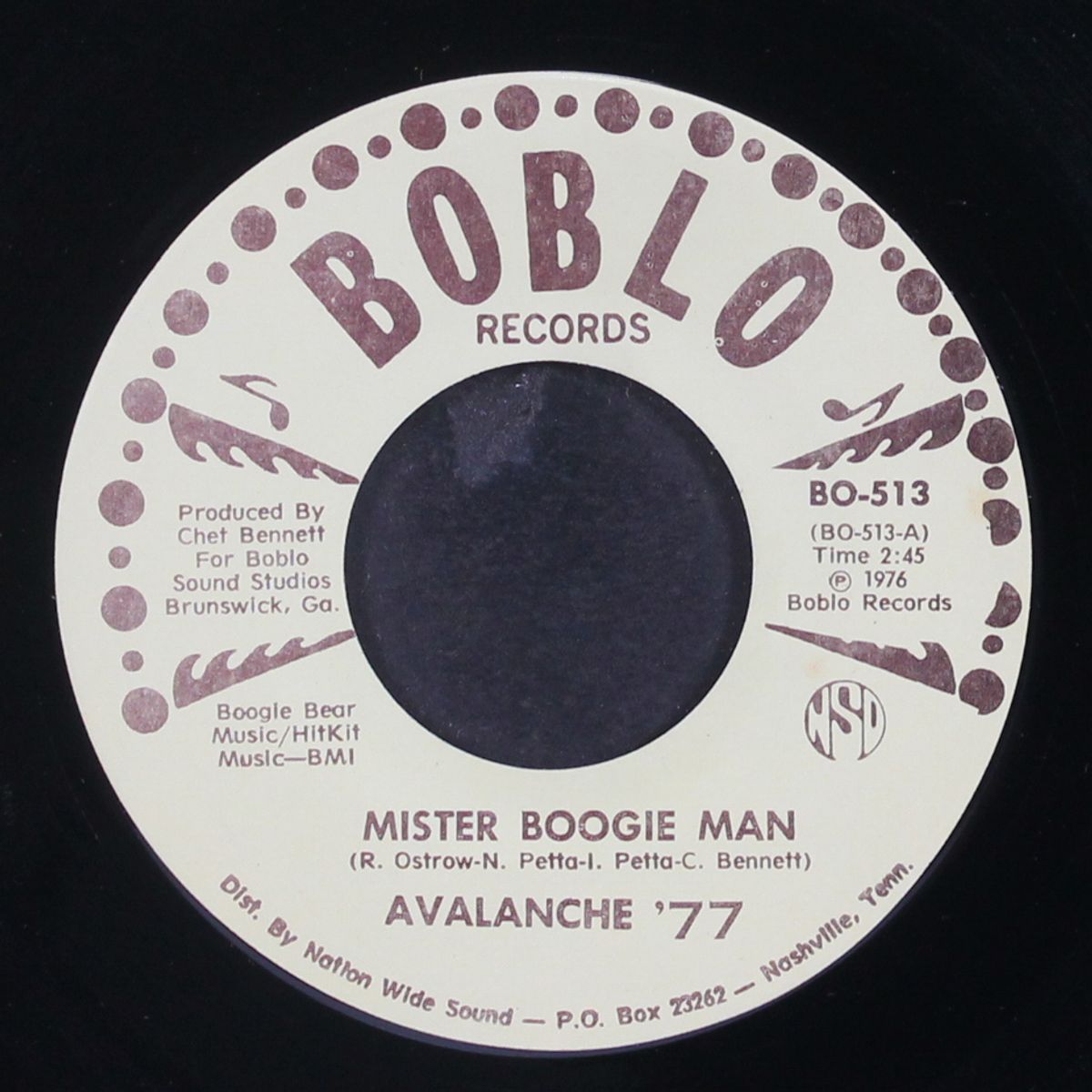 mr. boogie man / you know my love by AVALANCHE '77
