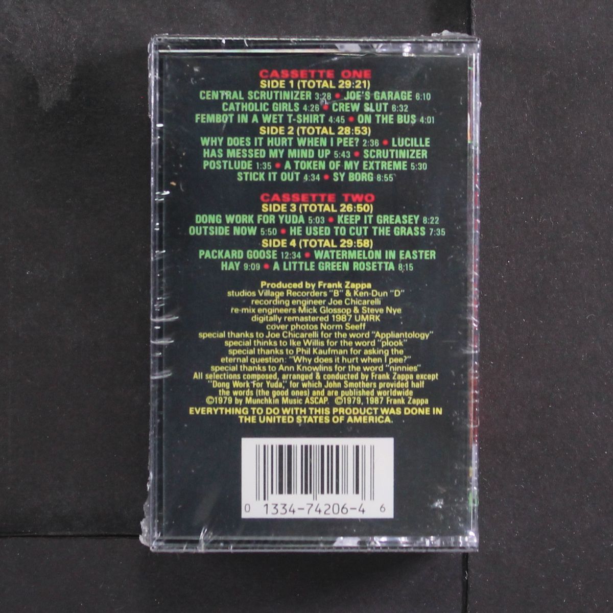 joe's garage acts i, ii, iii by FRANK ZAPPA