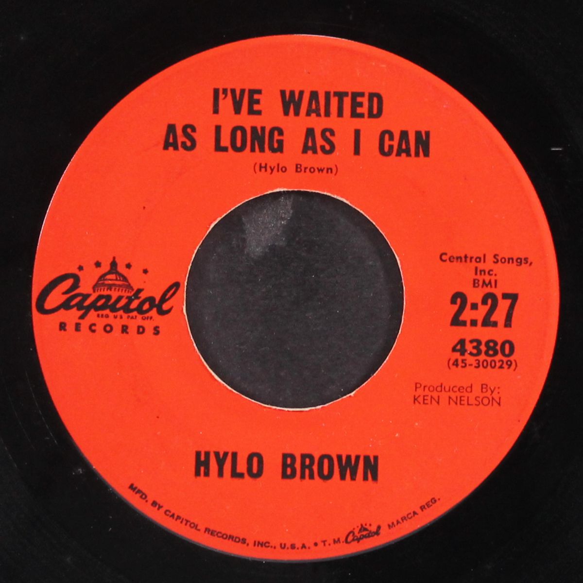 just any old love / i've waited as long as i can by HYLO BROWN