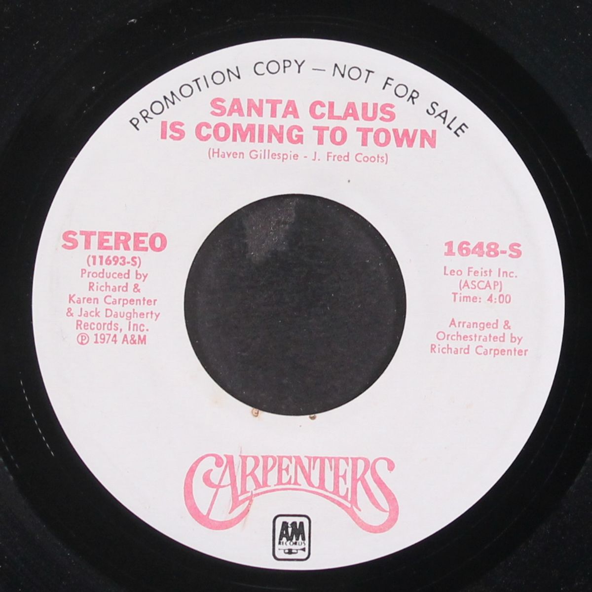 santa claus is coming to town by CARPENTERS