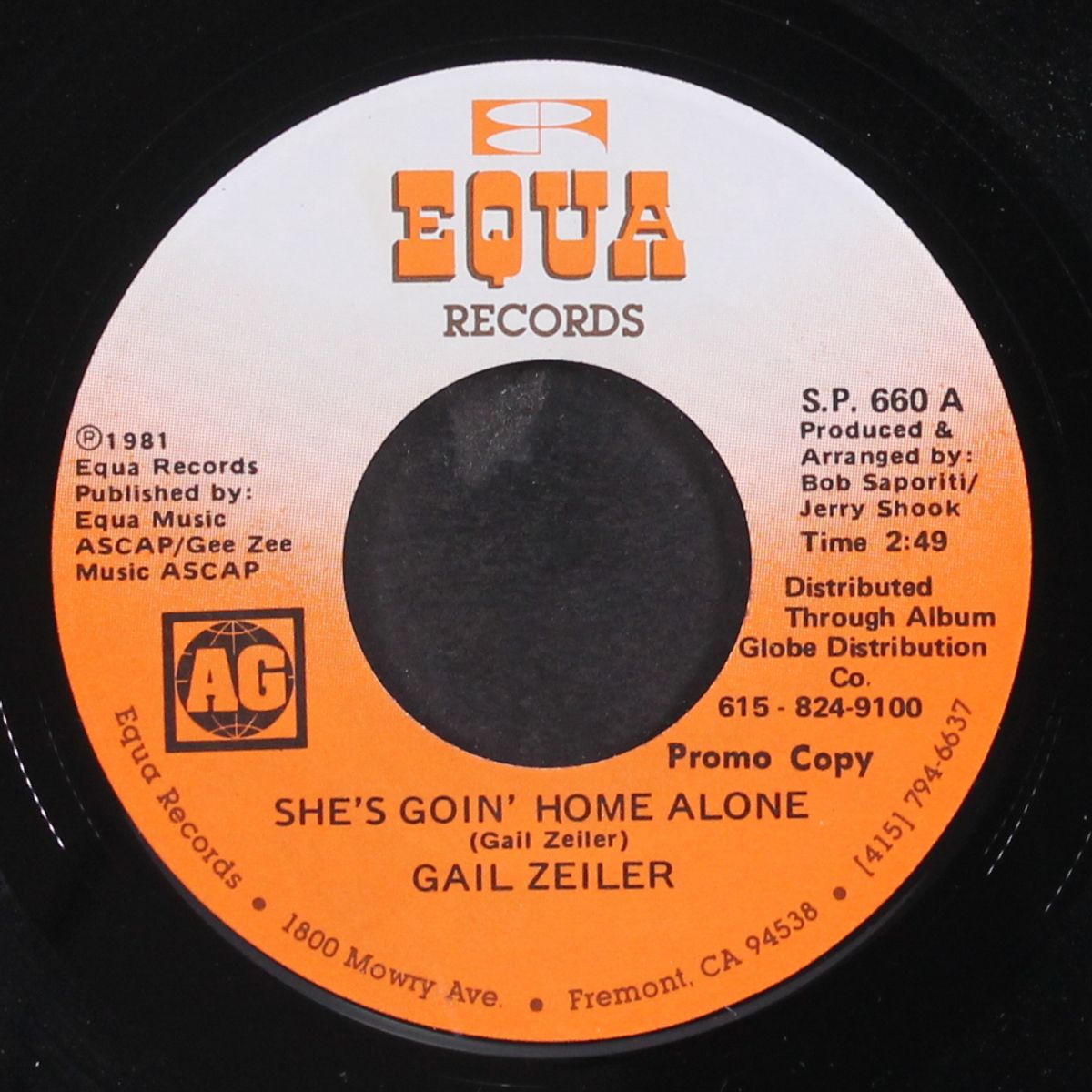 she's goin' home alone by GAIL ZEILER