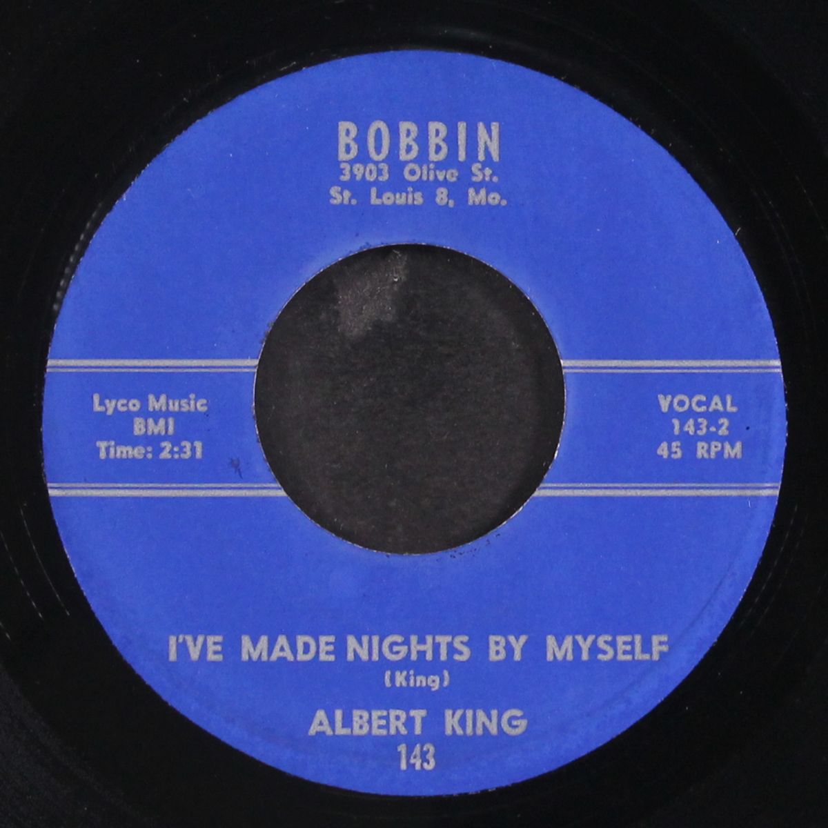 old blue ribbon / i've made nights by myself by ALBERT KING