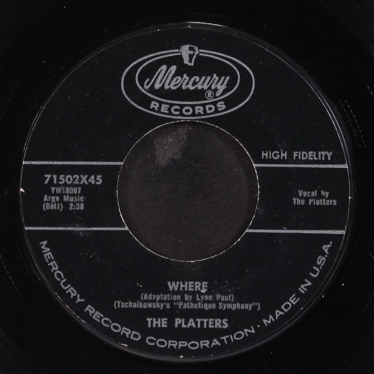 wish it were me / where by PLATTERS