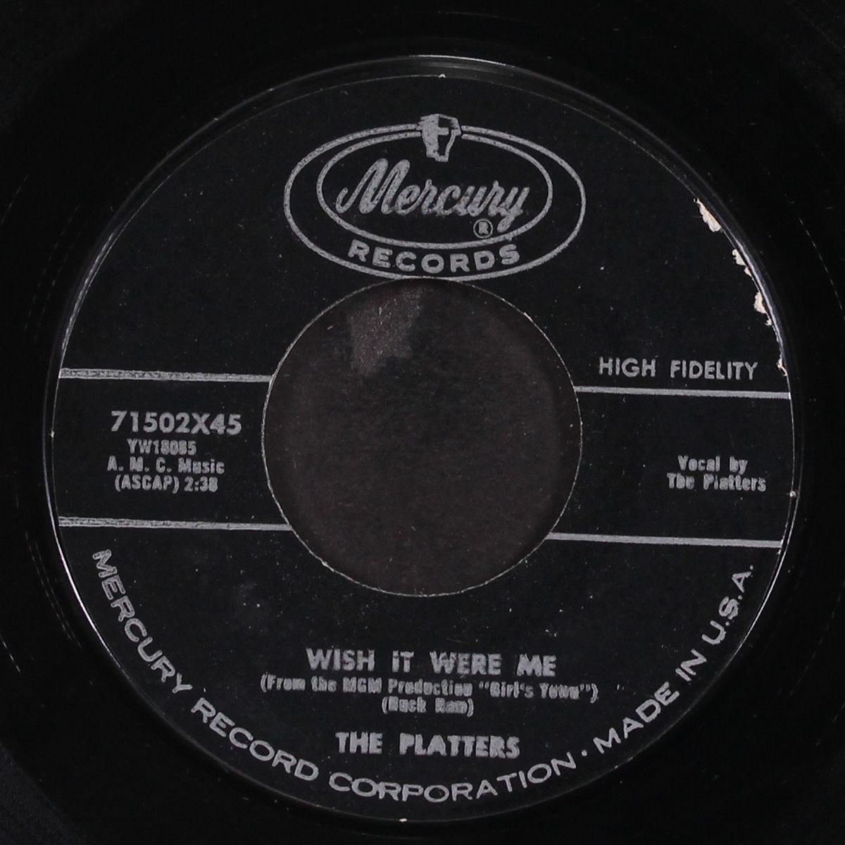 wish it were me / where by PLATTERS