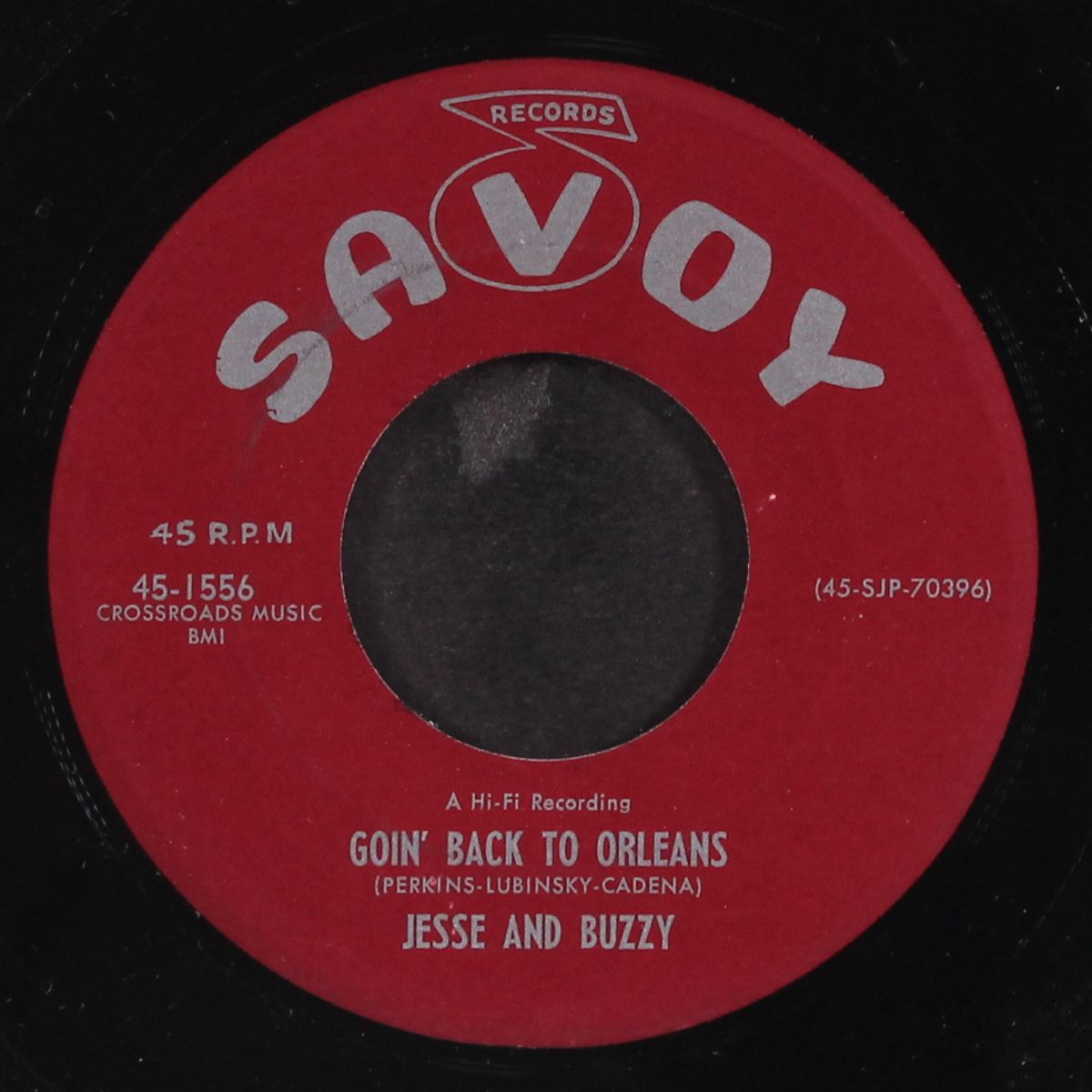 goin' back to orleans / without your love by JESSE AND BUZZY