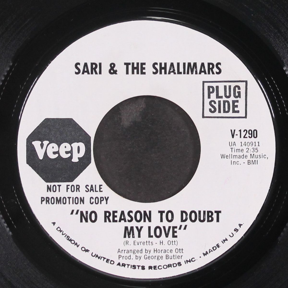 no reason to doubt my love / too anxious by SARI & SHALIMARS