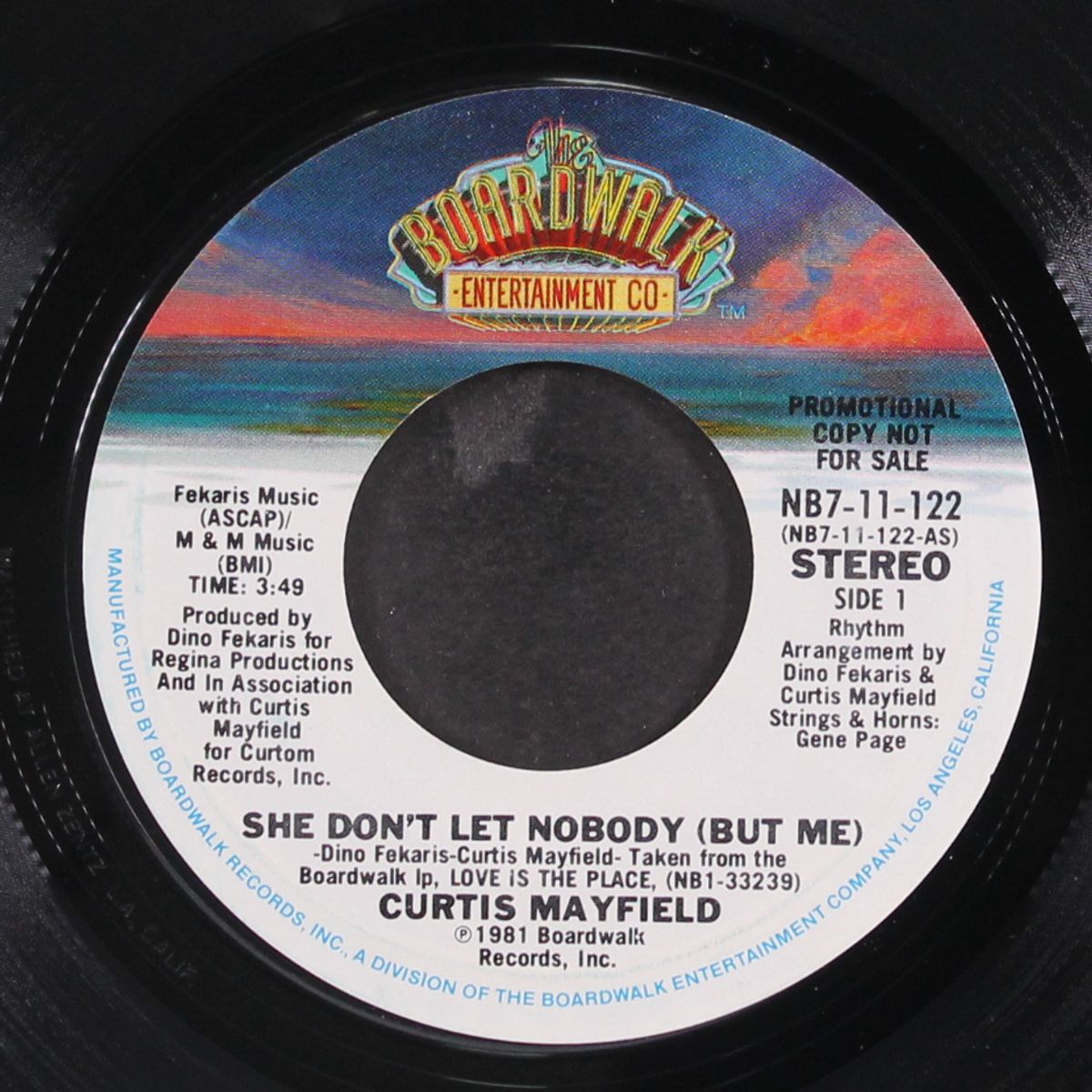 she don't let nobody (but me) / same by CURTIS MAYFIELD