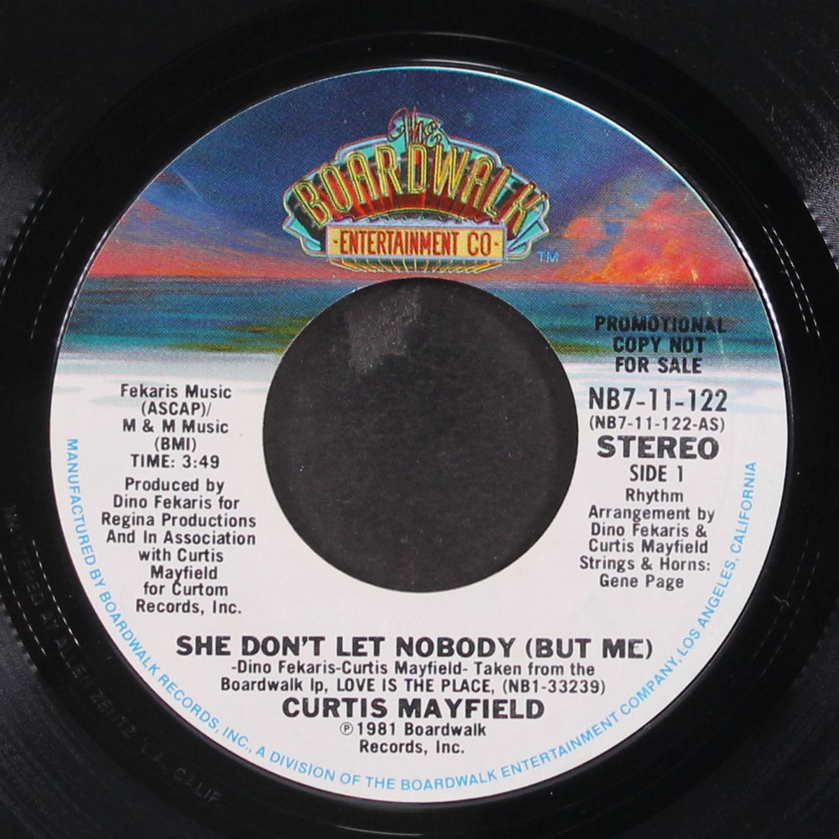 she don't let nobody (but me) / same by CURTIS MAYFIELD