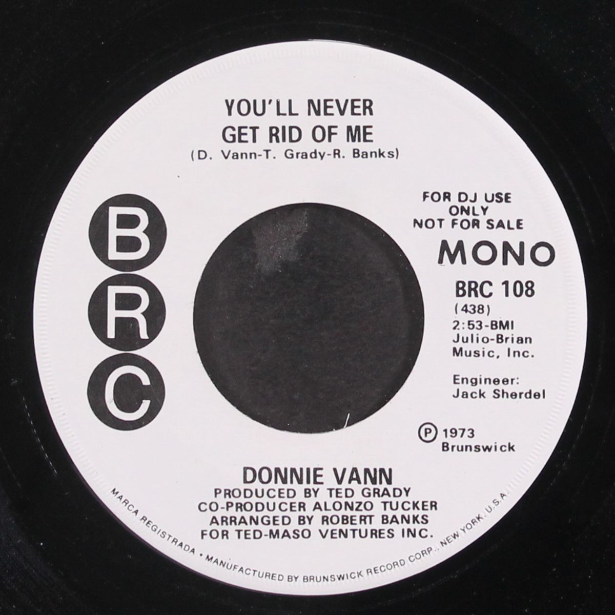 you'll never get rid of me / mono by DONNIE VANN