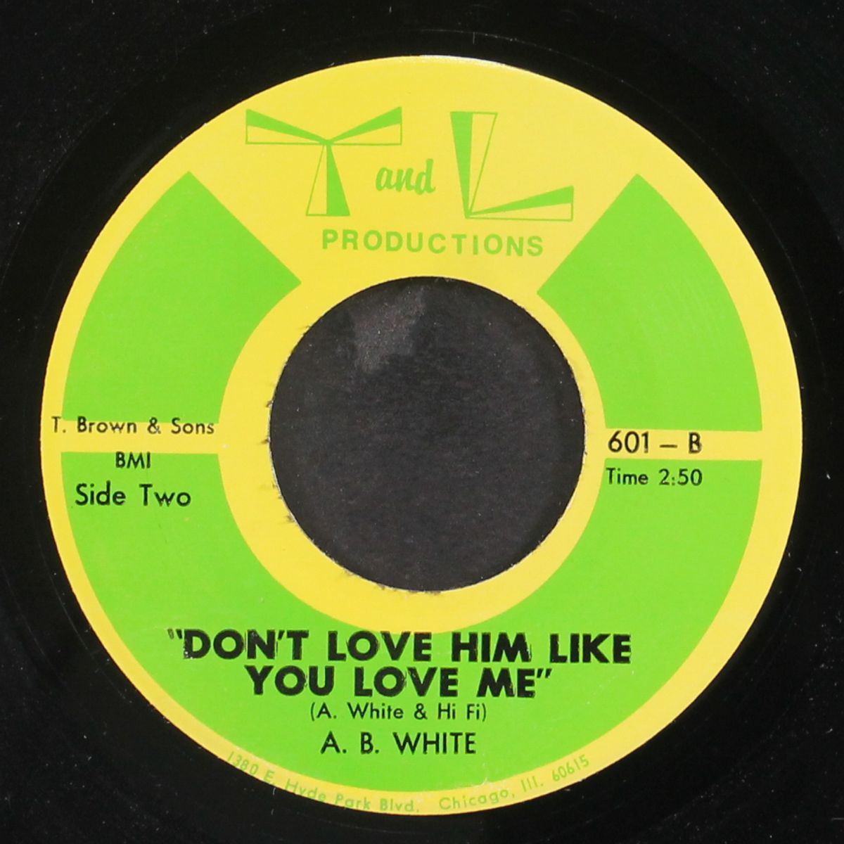 check yourself / don't love him like you love me by A.B. WHITE