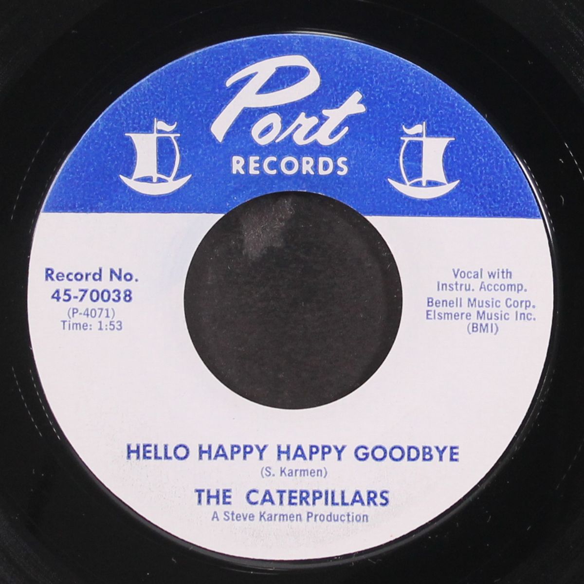 the caterpillar song / hello happy happy goodbye by CATERPILLARS