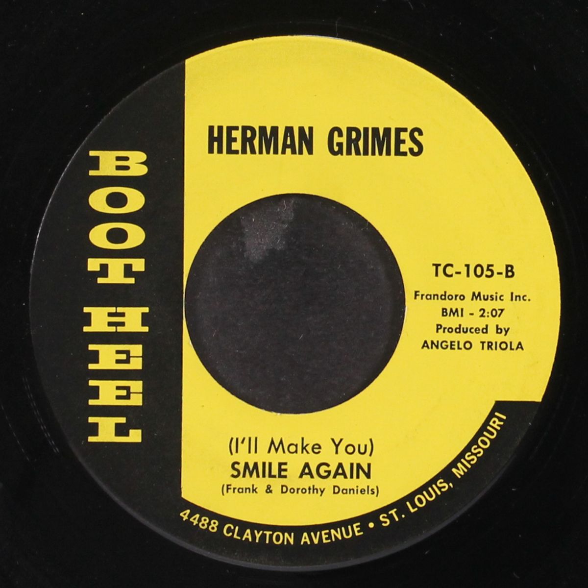 (i'll make you) smile again / that's just half the story by HERMAN GRIMES
