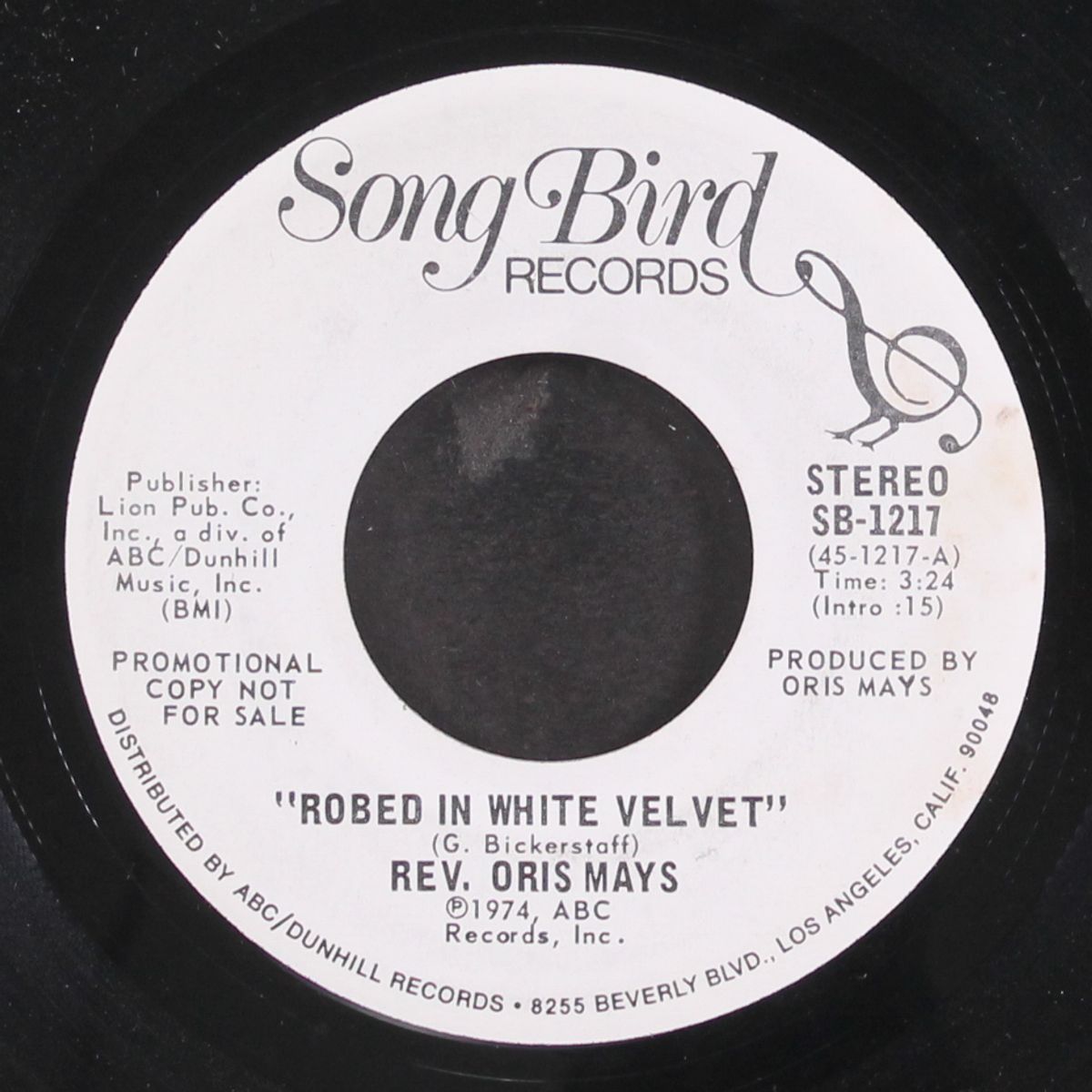 robed in white velvet / mono by REV. ORIS MAYS