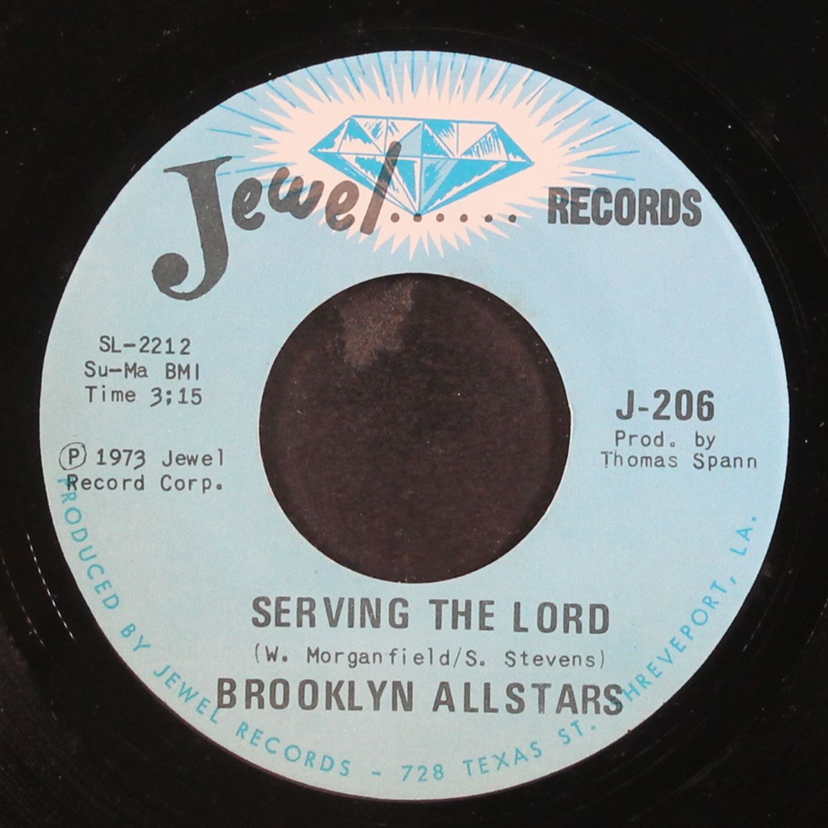 in the ghetto / serving the lord by BROOKLYN ALLSTARS