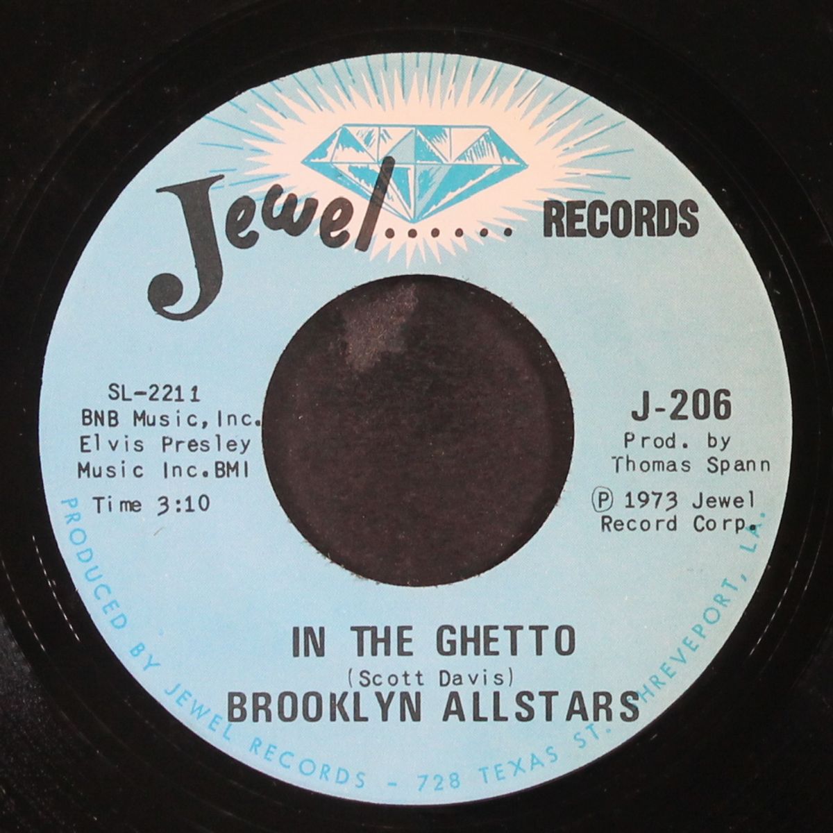 in the ghetto / serving the lord by BROOKLYN ALLSTARS