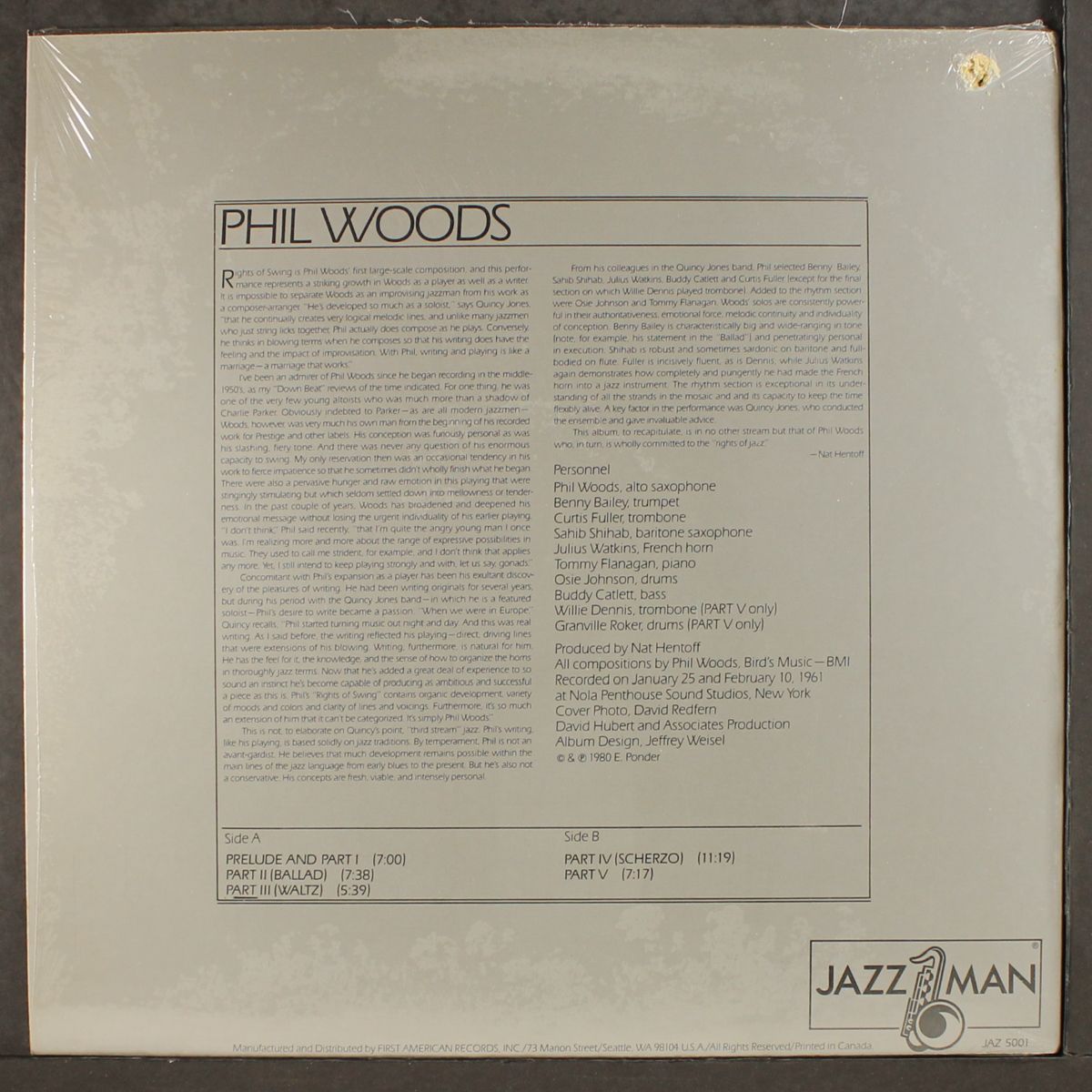 rights of swing by PHIL WOODS