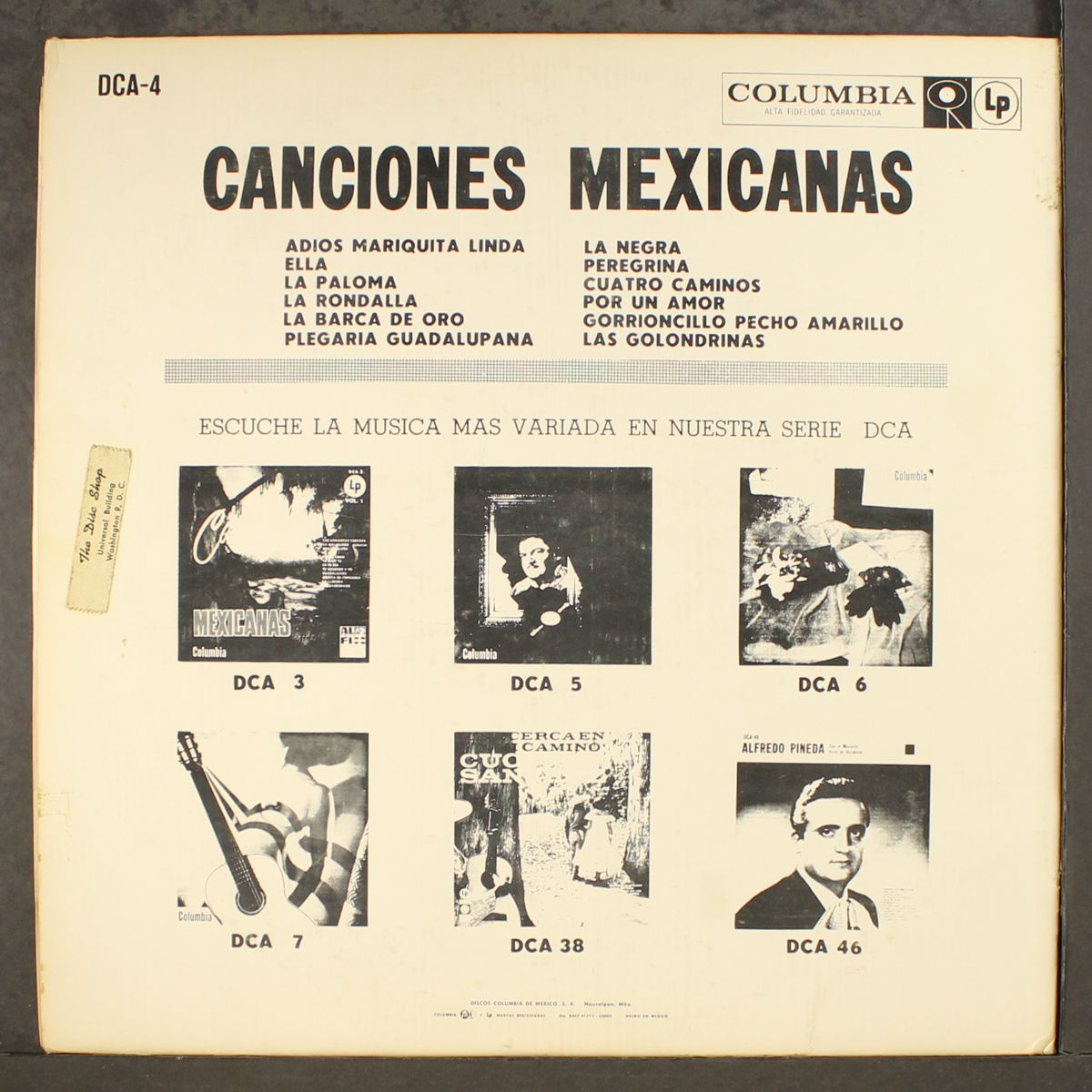 canciones mexicanas by VARIOUS
