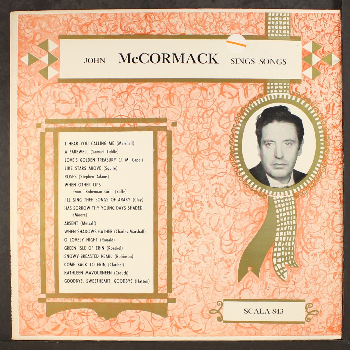 sings songs by JOHN MCCORMACK