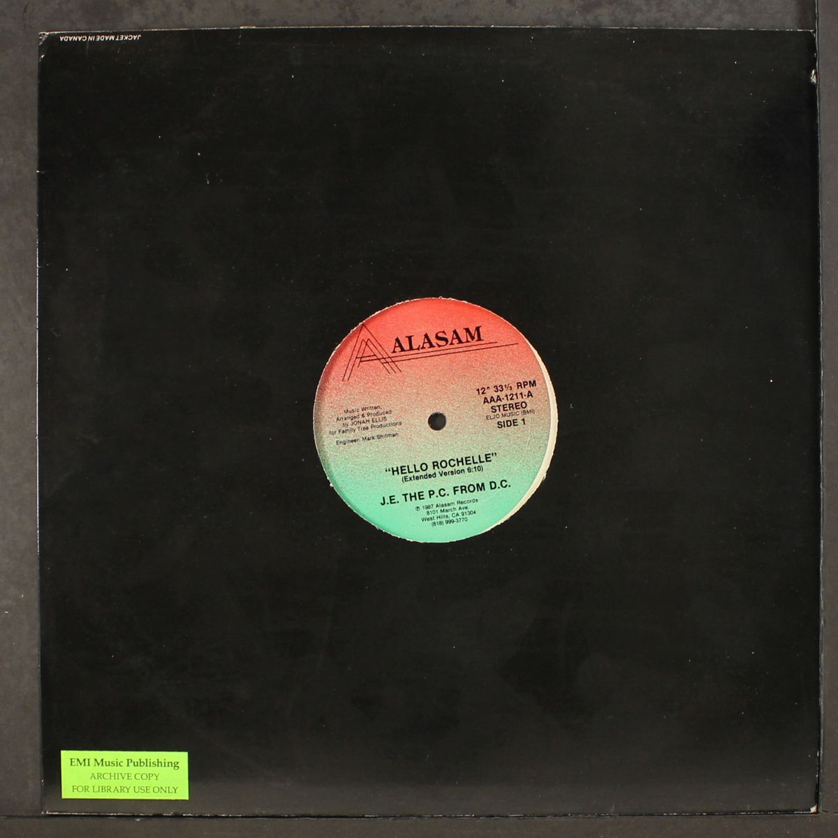 hello rochelle (3 mixes) by J.E. THE P.C. FROM D.C.