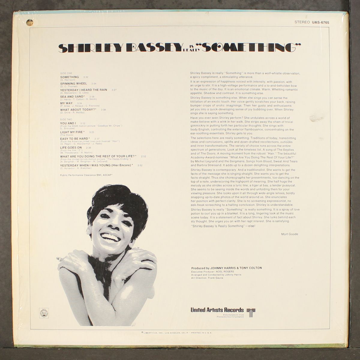 is really something by SHIRLEY BASSEY