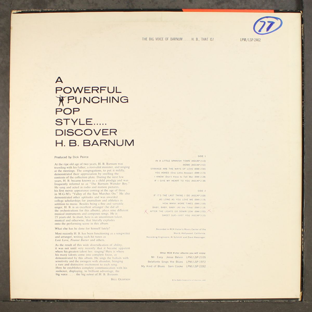 the big voice of h.b. barnum by H.B. BARNUM