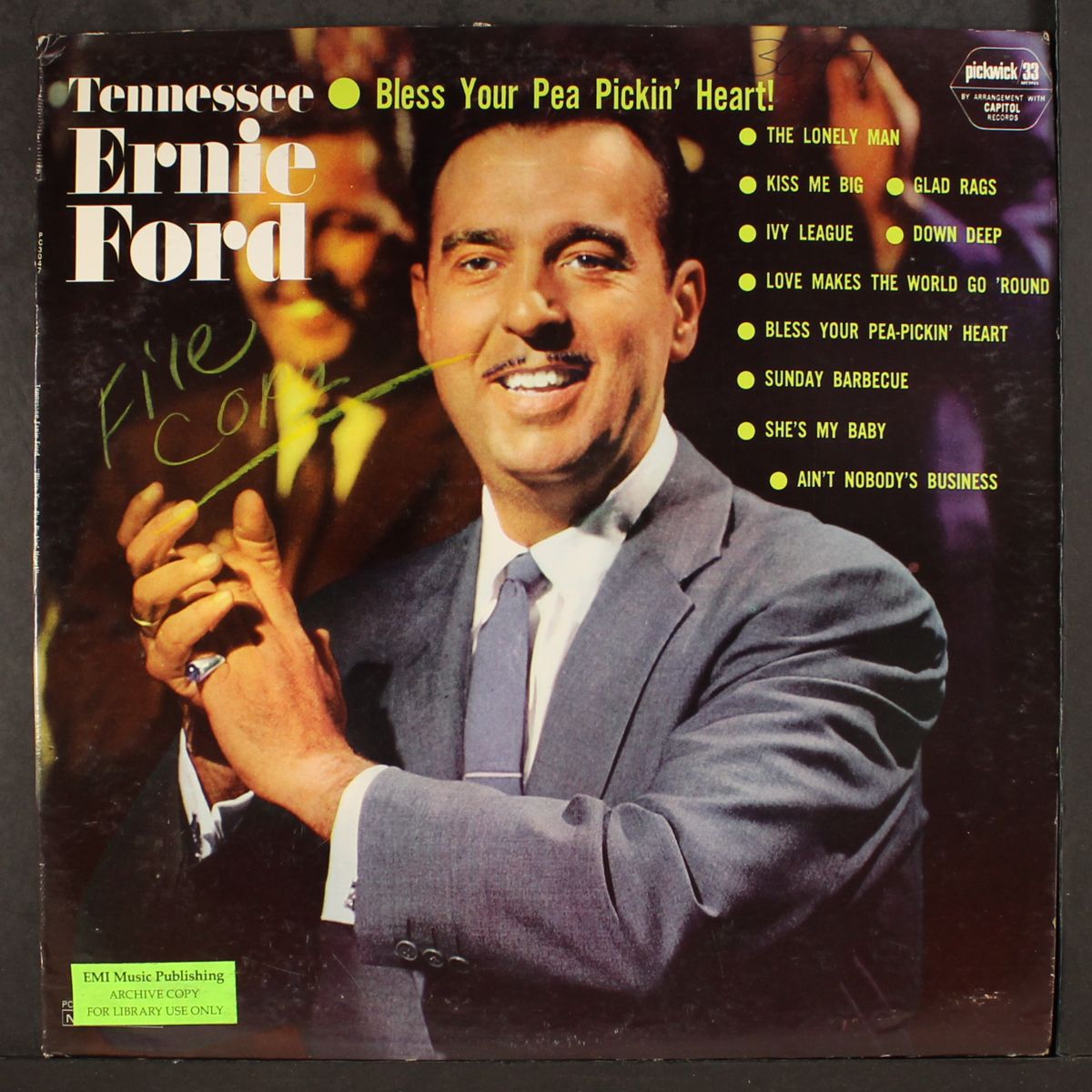 bless your pea pickin' heart! by TENNESSEE ERNIE FORD