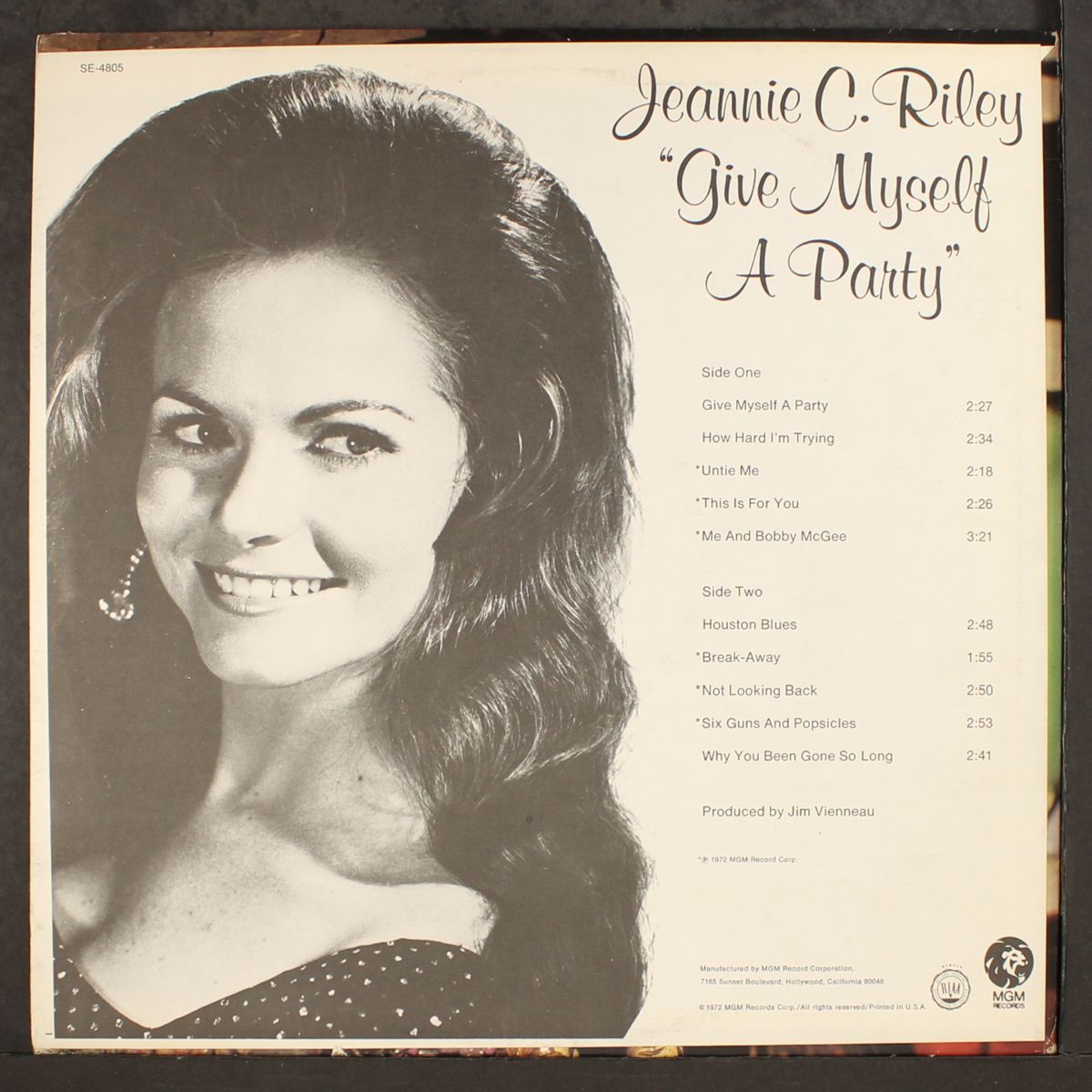 give myself a party by JEANNIE C. RILEY