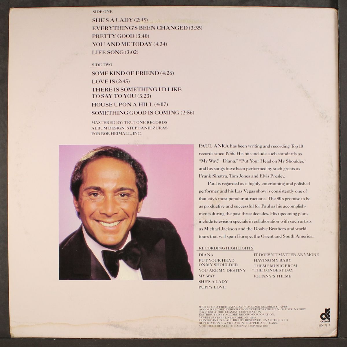 she's a lady by PAUL ANKA