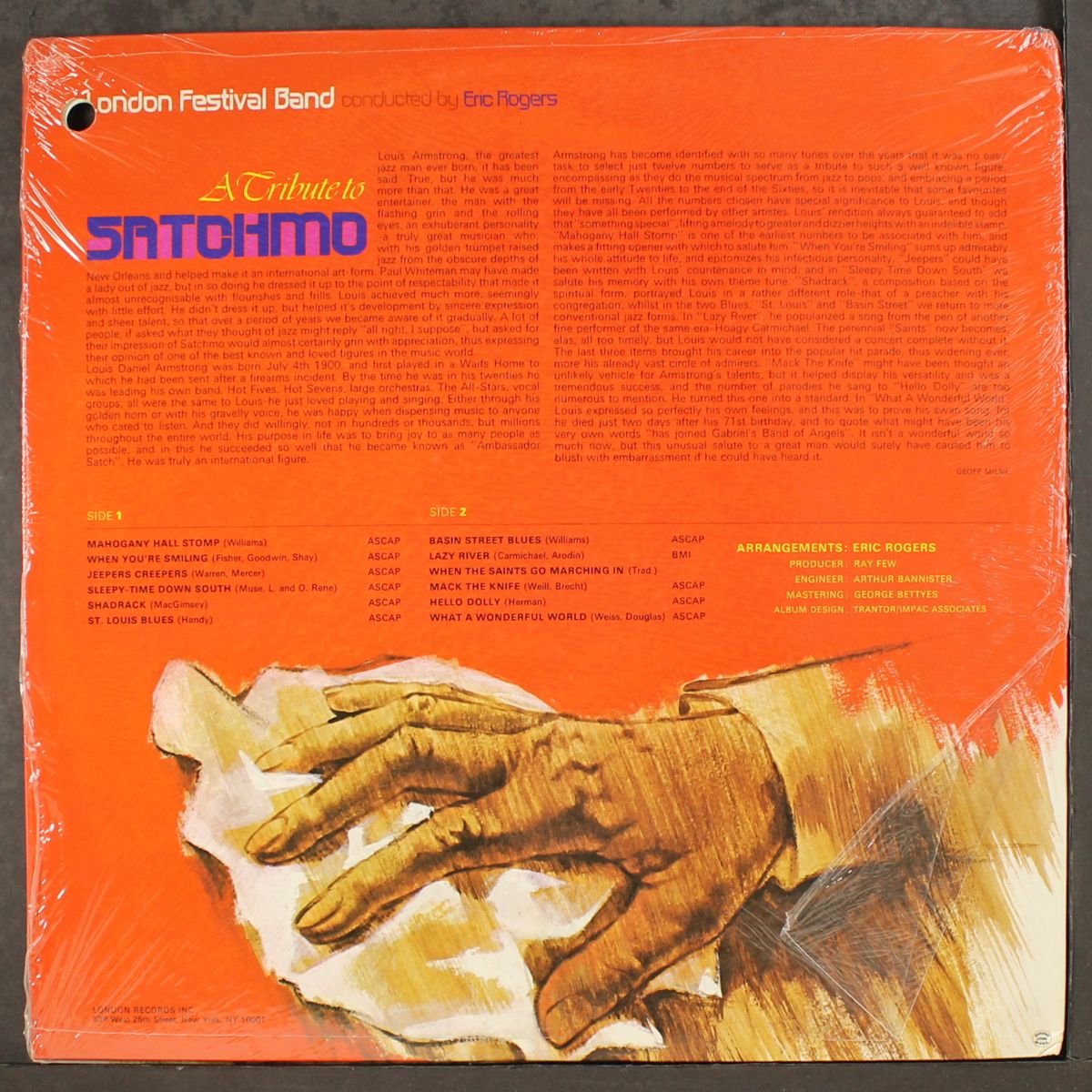 a tribute to satchmo by LONDON FESTIVAL BAND